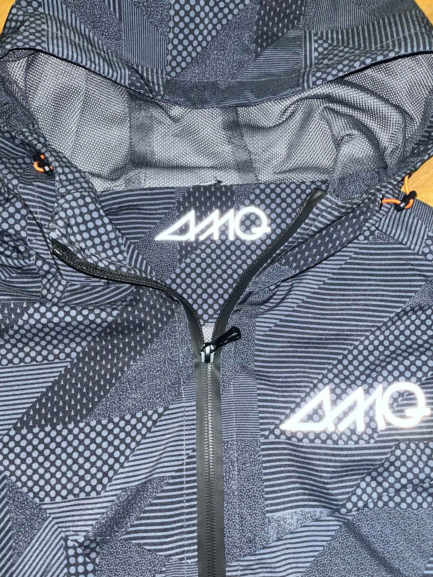 AMQ Black & Grey tech Windbreaker