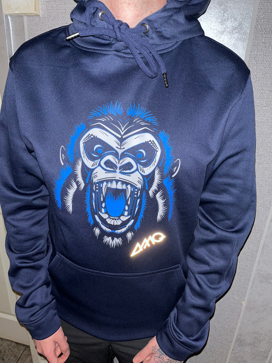 ROYAL GORILLA REFLECTIVE NAVY HOOD