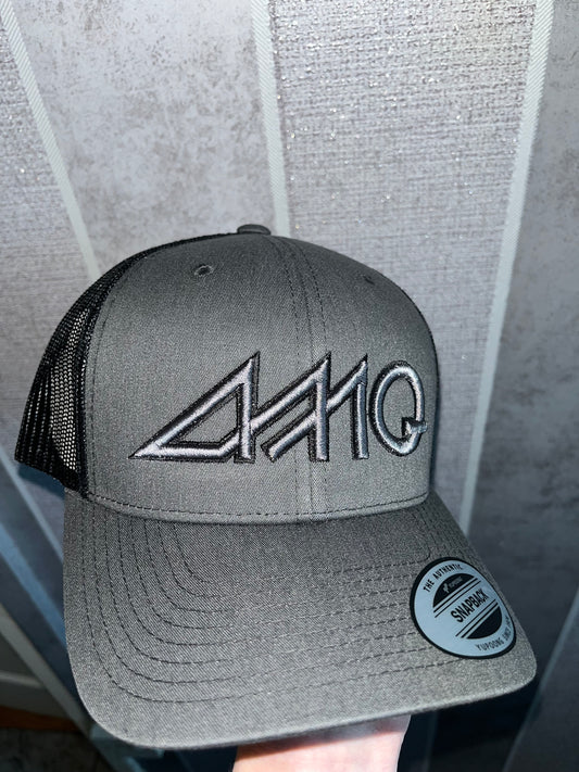 Dark grey & black cap