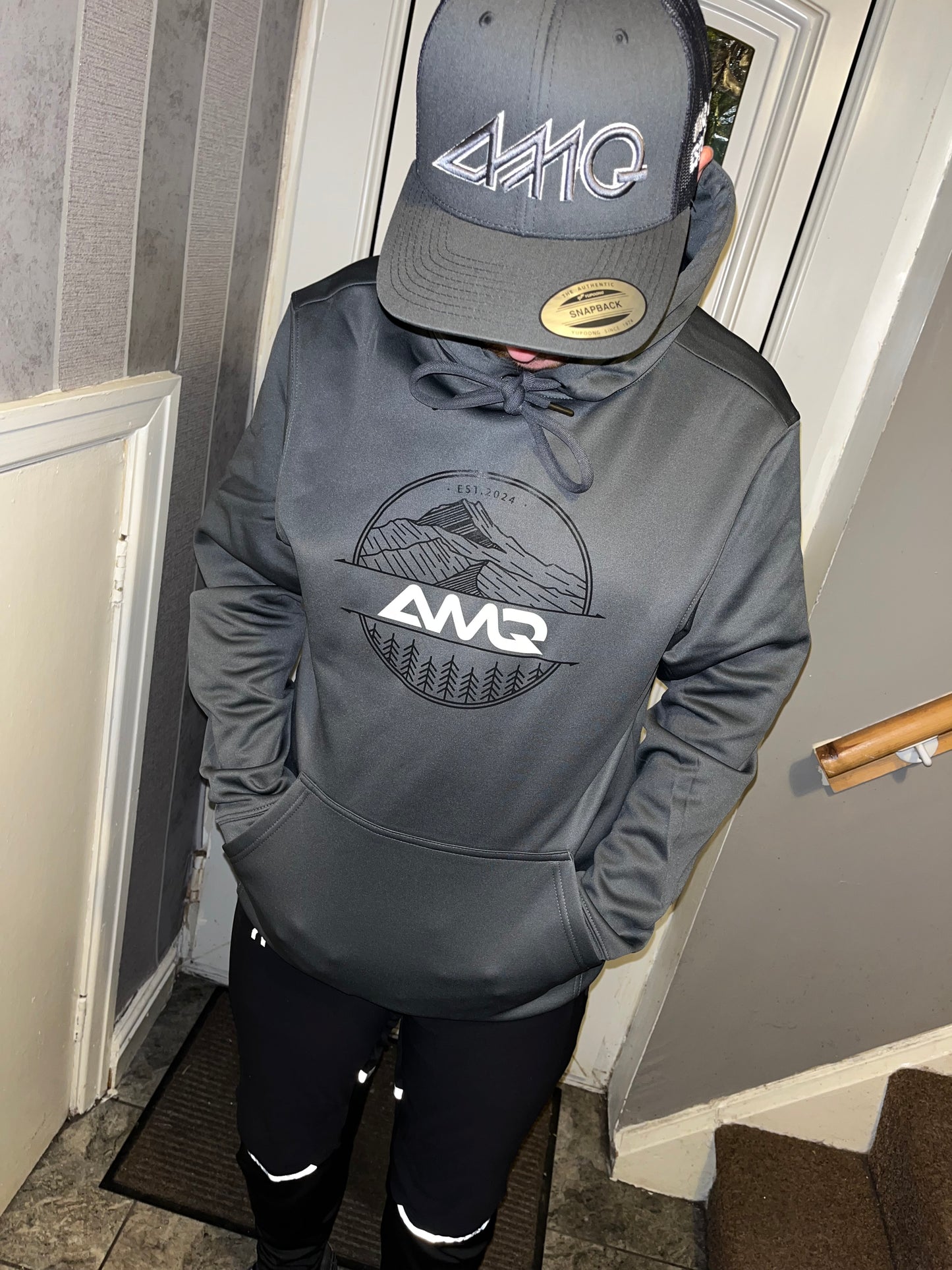 Everest x AMQ space grey hoodie