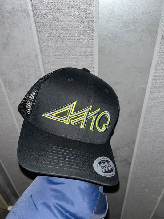 Dark grey Neon & black cap